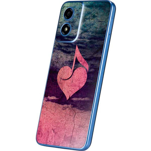 Rustic Musical Heart Moto G Play 4G (2024) Skin