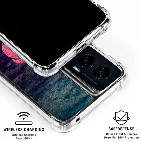 Rustic Musical Heart Moto G Power 5G (2024) Clear Case