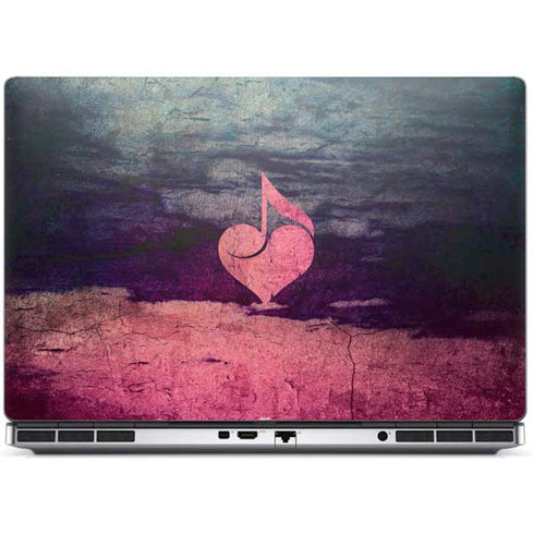 Rustic Musical Heart Dell Precision Skin