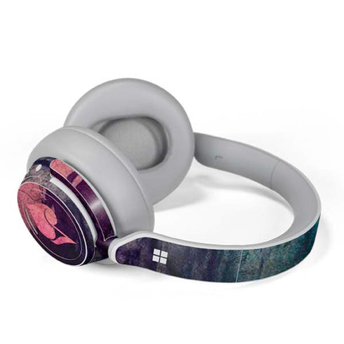 Rustic Musical Heart Surface Headphones Skin