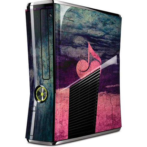 Rustic Musical Heart Xbox 360 Slim (2010) Skin