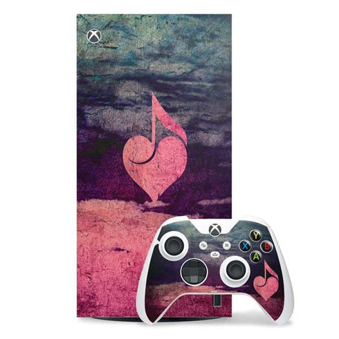 Rustic Musical Heart Xbox Series X Skins
