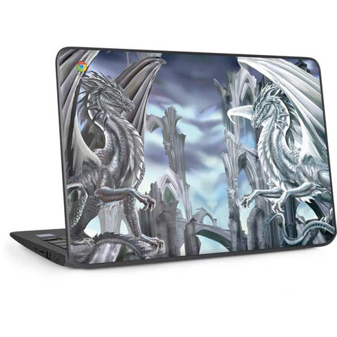 Ruth Thompson Checkmate Dragons by Ruth Thompson HP Chromebook Skin