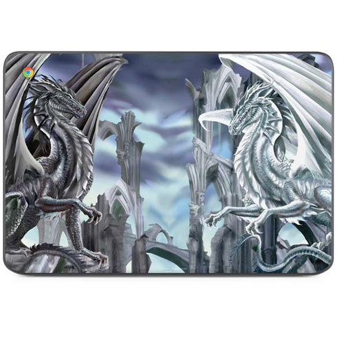 Ruth Thompson Checkmate Dragons by Ruth Thompson HP Chromebook Skin