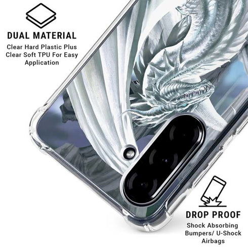 Ruth Thompson Checkmate Dragons by Ruth Thompson Galaxy A36 5G Clear Case