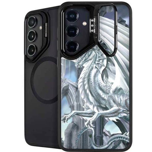 Ruth Thompson Checkmate Dragons by Ruth Thompson Galaxy S24 FE Kickstand Case