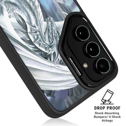 Ruth Thompson Checkmate Dragons by Ruth Thompson Galaxy S24 FE Kickstand Case