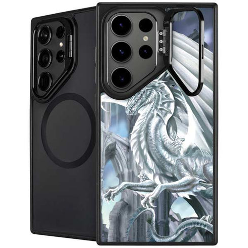 Ruth Thompson Checkmate Dragons by Ruth Thompson Galaxy S25 Ultra Kickstand Case