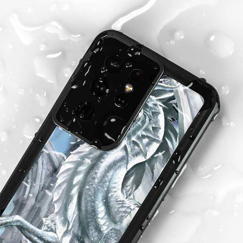 Ruth Thompson Checkmate Dragons by Ruth Thompson Galaxy S24 Ultra Waterproof Case