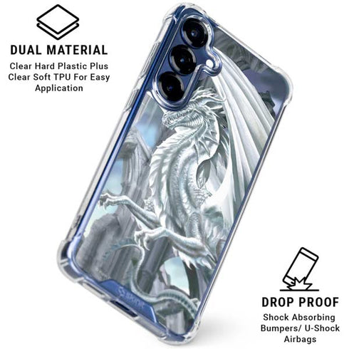 Ruth Thompson Checkmate Dragons by Ruth Thompson Galaxy S25 Clear Case