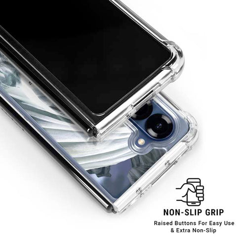 Ruth Thompson Checkmate Dragons by Ruth Thompson Galaxy Z Fold6 Clear Case