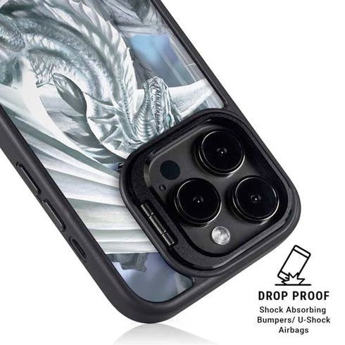 Ruth Thompson Checkmate Dragons by Ruth Thompson iPhone 15 Pro Kickstand Case