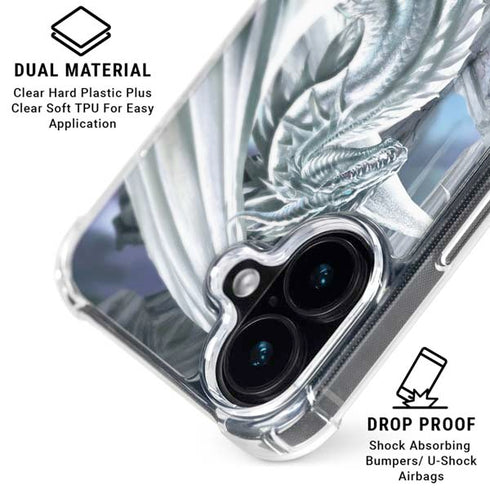 Ruth Thompson Checkmate Dragons by Ruth Thompson iPhone 16 Plus Clear Case