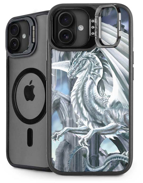 Ruth Thompson Checkmate Dragons by Ruth Thompson iPhone 16 Plus Kickstand Case