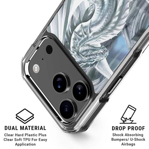 Ruth Thompson Checkmate Dragons by Ruth Thompson iPhone 18 Pro Clear Case