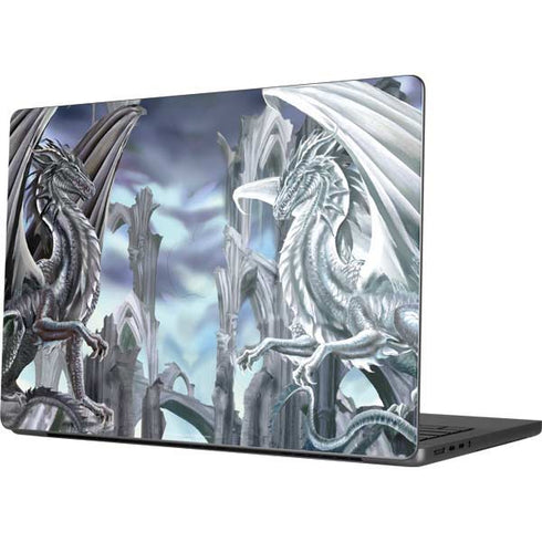 Ruth Thompson Checkmate Dragons by Ruth Thompson Apple MacBook Pro 14-inch Skin