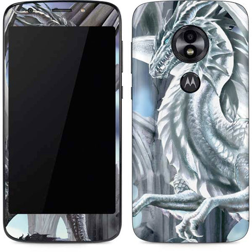 Ruth Thompson Checkmate Dragons by Ruth Thompson Moto E5 Play Skin