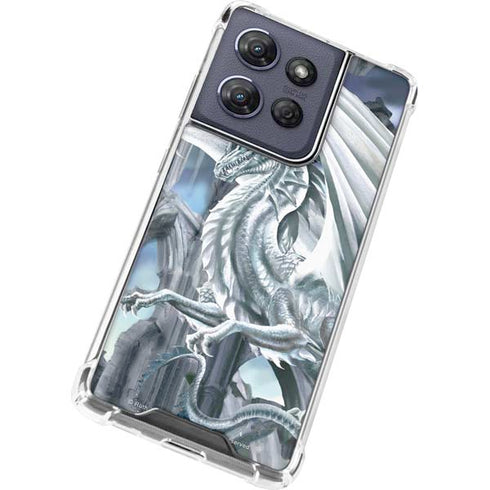Ruth Thompson Checkmate Dragons by Ruth Thompson Moto G 5G (2025) Clear Case