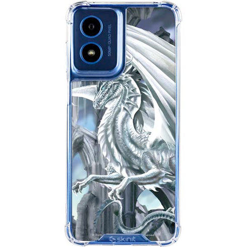 Ruth Thompson Checkmate Dragons by Ruth Thompson Moto G 5G (2024) Clear Case