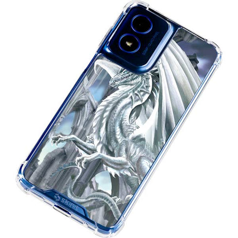 Ruth Thompson Checkmate Dragons by Ruth Thompson Moto G 5G (2024) Clear Case