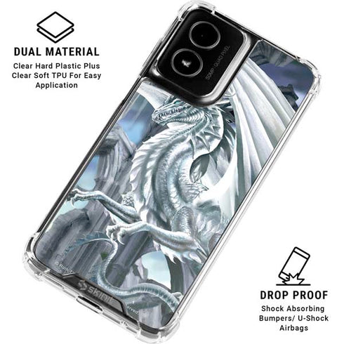 Ruth Thompson Checkmate Dragons by Ruth Thompson Moto G Power 5G (2024) Clear Case