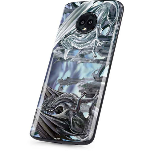 Ruth Thompson Checkmate Dragons by Ruth Thompson Moto G6 Skin