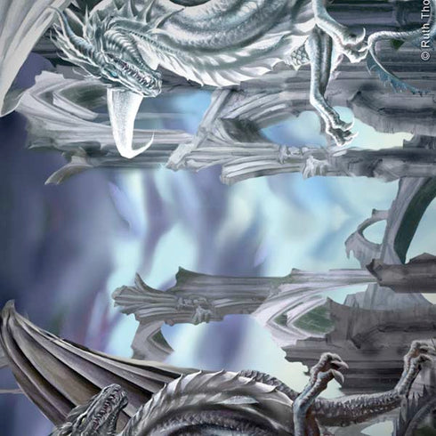 Ruth Thompson Checkmate Dragons by Ruth Thompson Moto G6 Skin