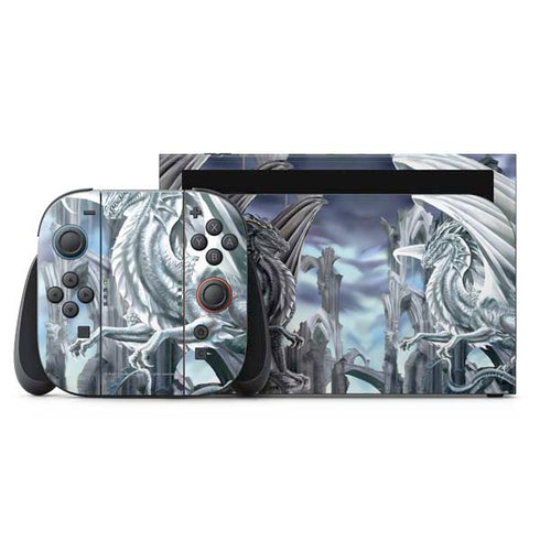 Ruth Thompson Checkmate Dragons by Ruth Thompson Nintendo Switch 2 (2025) with Joy-Con Skin