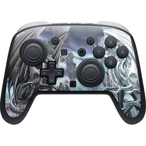 Ruth Thompson Checkmate Dragons by Ruth Thompson Nintendo Switch 2 (2025) Pro Controller Skin