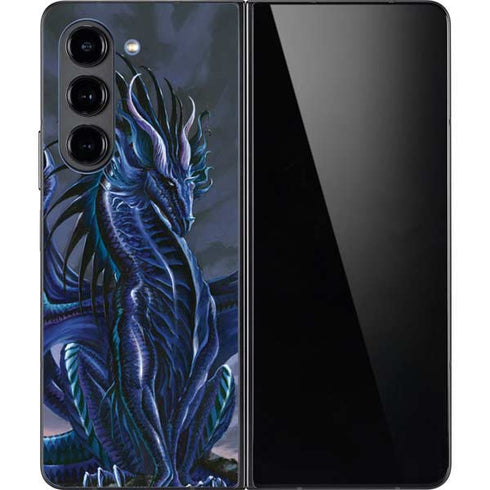 Ruth Thompson Dark Dragon by Ruth Thompson Galaxy Z Fold5 5G Skin