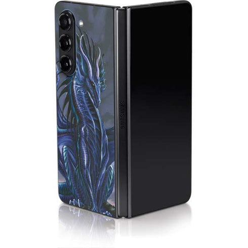 Ruth Thompson Dark Dragon by Ruth Thompson Galaxy Z Fold5 5G Skin