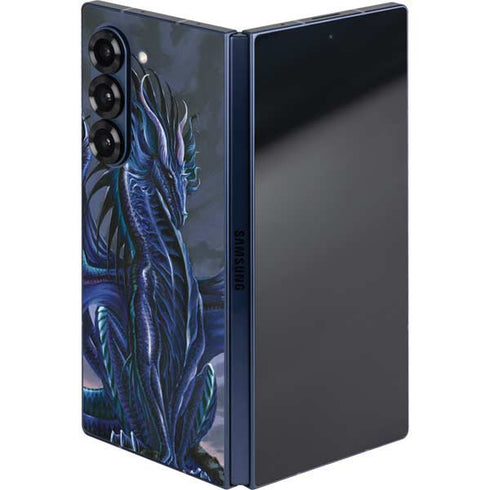 Ruth Thompson Dark Dragon by Ruth Thompson Galaxy Z Fold6 Skin