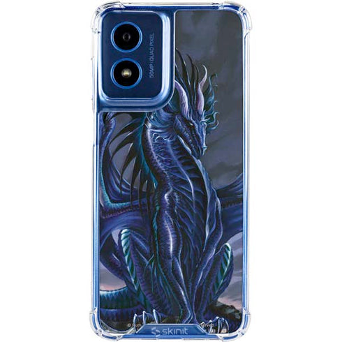 Ruth Thompson Dark Dragon by Ruth Thompson Moto G Play 4G (2024) Clear Case
