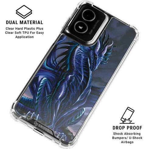 Ruth Thompson Dark Dragon by Ruth Thompson Moto G Power 5G (2024) Clear Case
