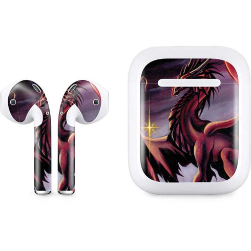Ruth Thompson Red Dragon by Ruth Thompson Apple AirPods Skin