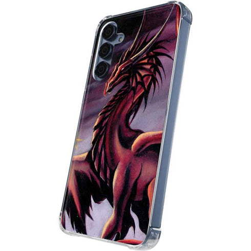 Ruth Thompson Red Dragon by Ruth Thompson Galaxy A35 5G Clear Case