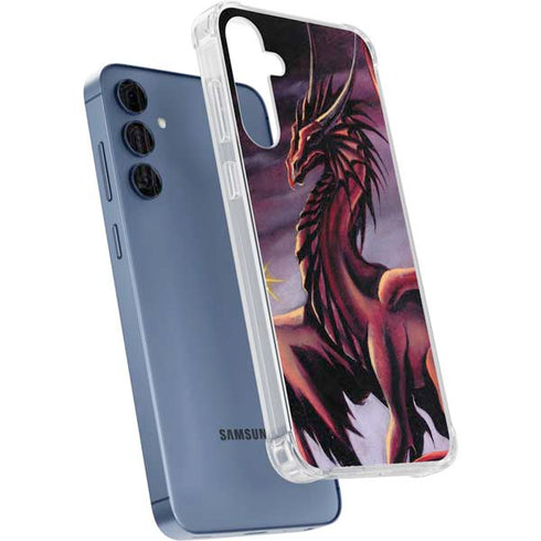 Ruth Thompson Red Dragon by Ruth Thompson Galaxy A35 5G Clear Case