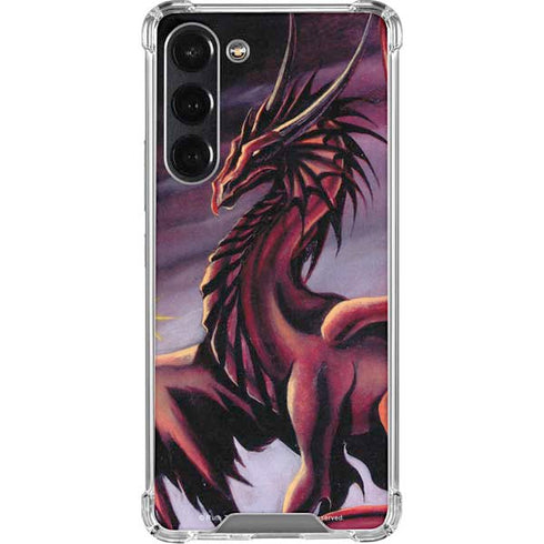 Ruth Thompson Red Dragon by Ruth Thompson Galaxy S24 FE Clear Case