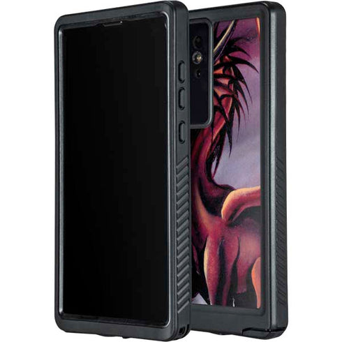 Ruth Thompson Red Dragon by Ruth Thompson Galaxy S24 Ultra Waterproof Case