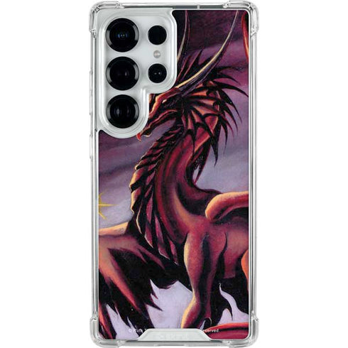 Ruth Thompson Red Dragon by Ruth Thompson Galaxy S25 Ultra Clear Case