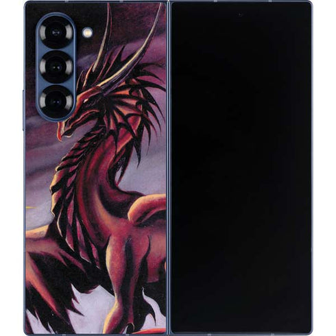 Ruth Thompson Red Dragon by Ruth Thompson Galaxy Z Fold6 Skin