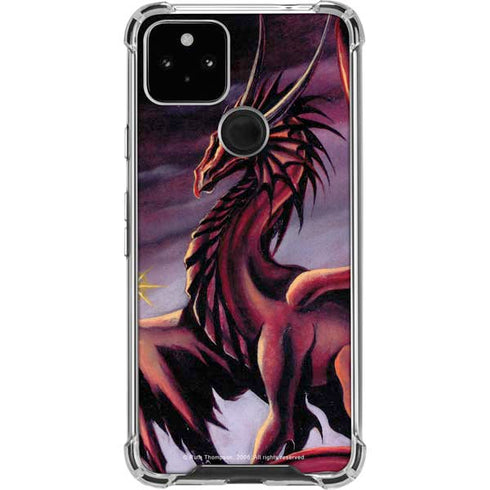 Ruth Thompson Red Dragon by Ruth Thompson Pixel Cases