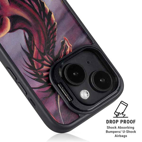 Ruth Thompson Red Dragon by Ruth Thompson iPhone 14 Plus Kickstand Case