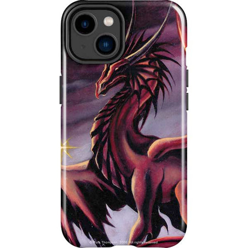 Ruth Thompson Red Dragon by Ruth Thompson iPhone 15 Impact Case