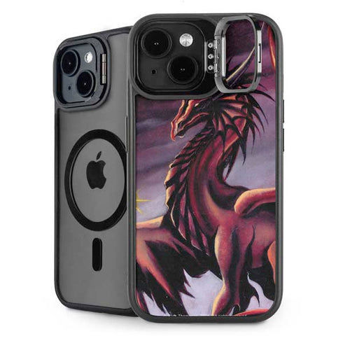 Ruth Thompson Red Dragon by Ruth Thompson iPhone 15 Kickstand Case