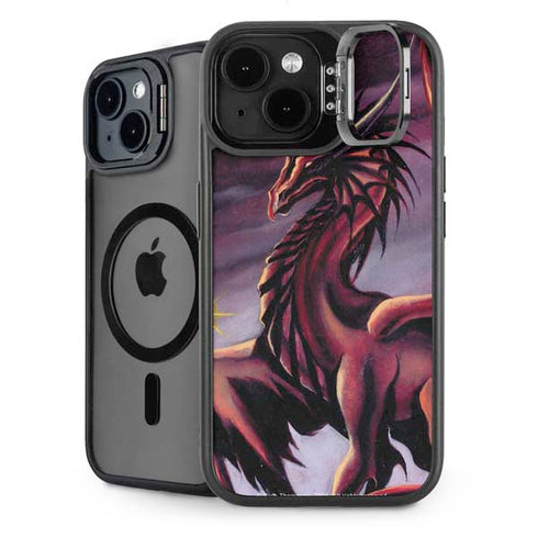 Ruth Thompson Red Dragon by Ruth Thompson iPhone 15 Plus Kickstand Case