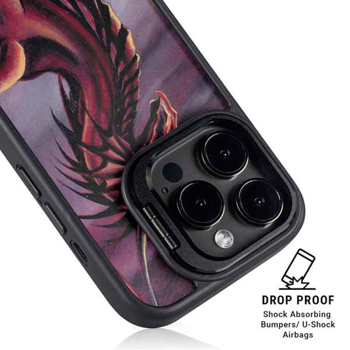 Ruth Thompson Red Dragon by Ruth Thompson iPhone 15 Pro Max Kickstand Case
