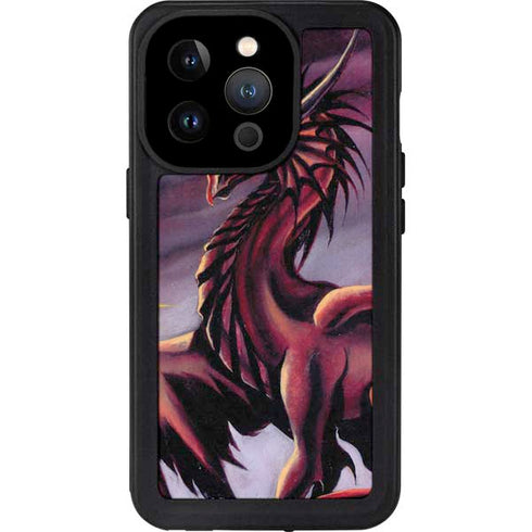 Ruth Thompson Red Dragon by Ruth Thompson iPhone 15 Pro Waterproof Case