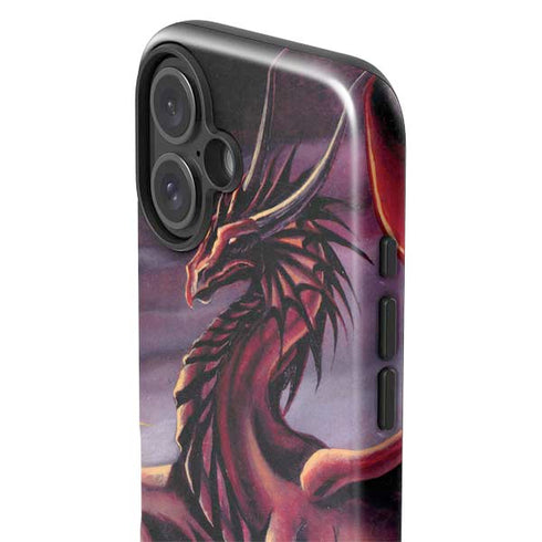Ruth Thompson Red Dragon by Ruth Thompson iPhone 16 Impact Case