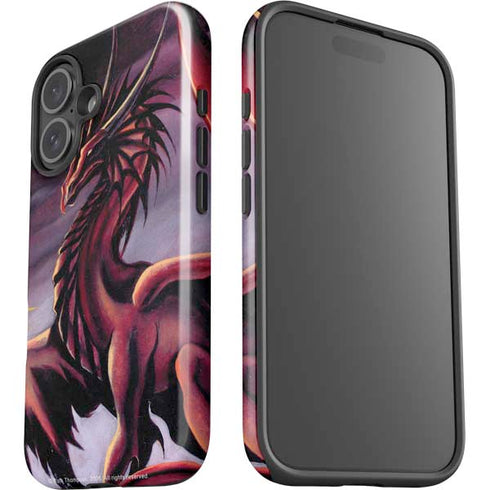 Ruth Thompson Red Dragon by Ruth Thompson iPhone 16 Impact Case